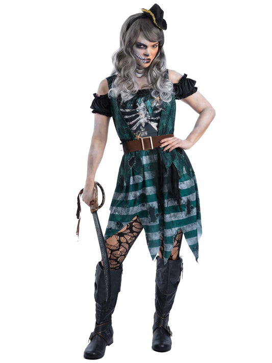 Skeleton Pirate Buccaneer Costume  Wholesale
