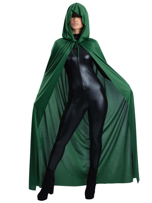 Unisex Green Hooded Cape  Wholesale
