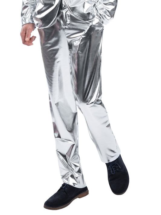 Sterling Silver Trousers, Metallic Silver  Wholesale