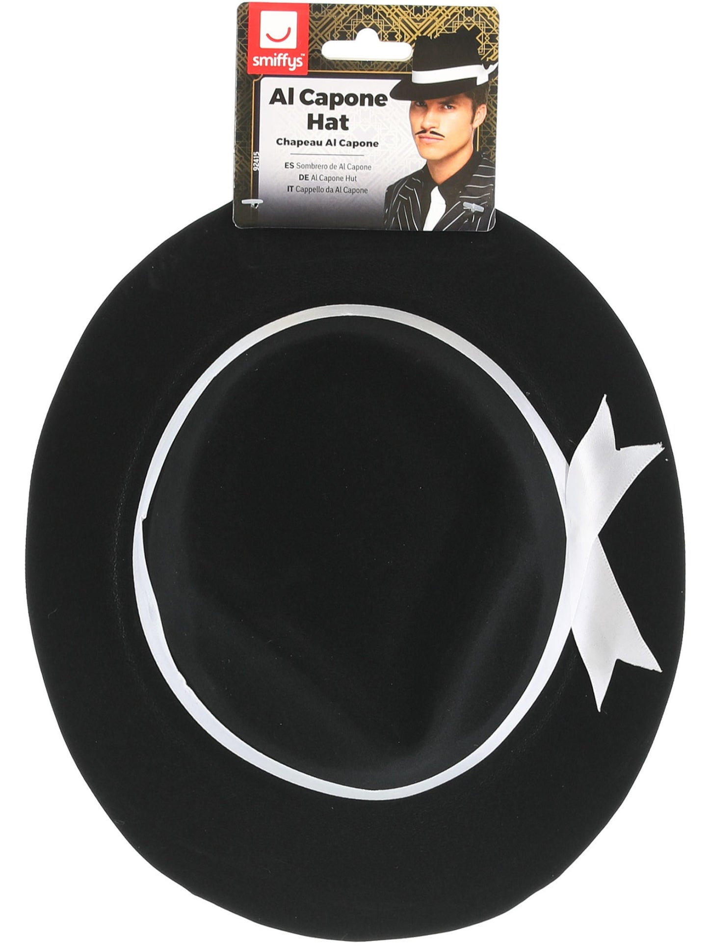 Al Capone Hat, Black  Wholesale