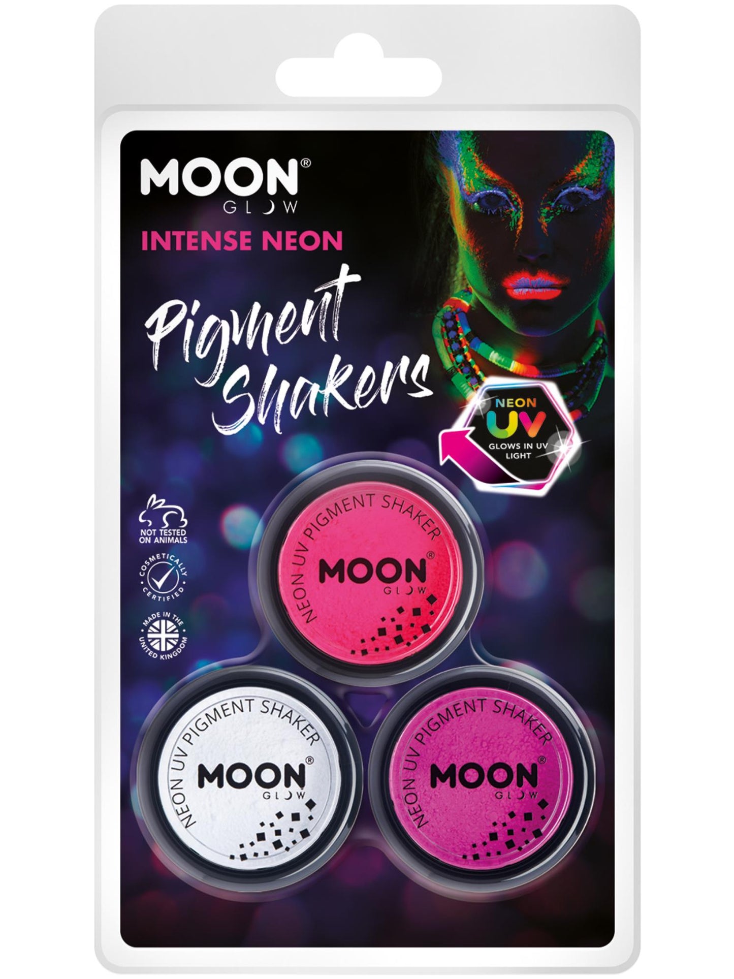 Moon Glow Intense Neon UV Pigment Shakers,   Wholesale
