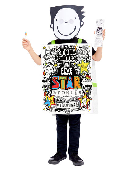Tom Gates Costume, Colour In Printed Tabard  Wholesale