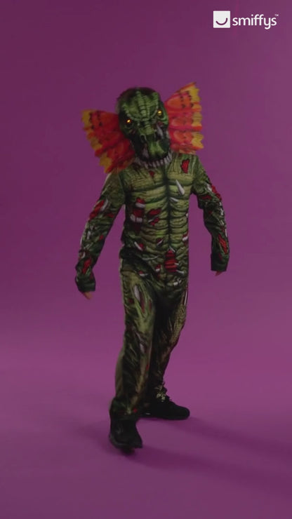 Light Up Zombie Dilophosaurus Dinosaur Costume  Wholesale
