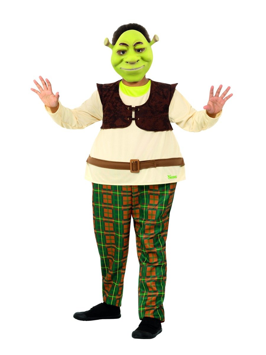 Smiffy's - Costume Shrek - Perruque Shrek Princess Fiona Enfant - rouge,  vert 