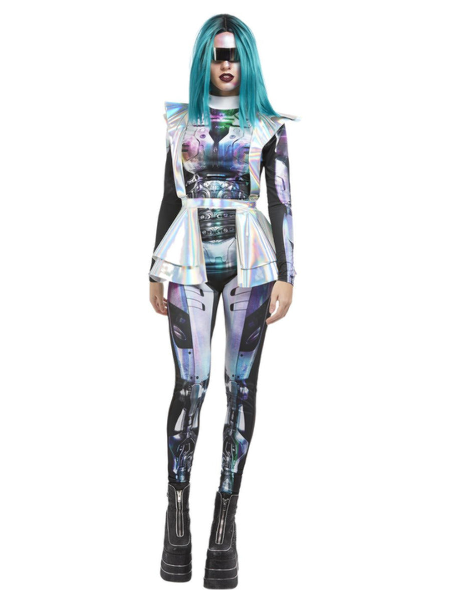 Metallic Space Alien Costume, Multi Wholesale - Smiffys Trade